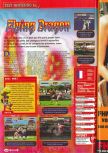 Scan of the review of Flying Dragon published in the magazine Consoles + 092, page 1