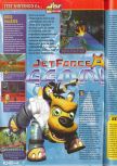 Scan of the review of Jet Force Gemini published in the magazine Consoles + 094, page 1