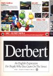Scan of the preview of Yoshi's Story published in the magazine Computer and Video Games 182, page 1
