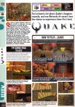 Scan du test de Quake paru dans le magazine Computer and Video Games 198, page 1