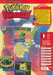 Scan of the review of Pokemon Stadium published in the magazine Consoles + 099, page 1
