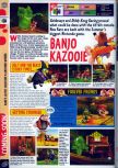 Scan de la preview de Banjo-Kazooie paru dans le magazine Computer and Video Games 200, page 1
