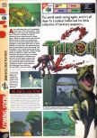 Scan of the preview of Turok 2: Seeds Of Evil published in the magazine Computer and Video Games 201, page 1