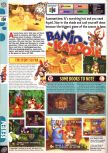 Scan of the review of Banjo-Kazooie published in the magazine Computer and Video Games 201, page 1