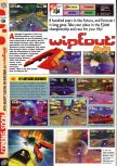 Scan of the preview of WipeOut 64 published in the magazine Computer and Video Games 203, page 1