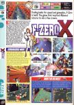 Scan du test de F-Zero X paru dans le magazine Computer and Video Games 205, page 1