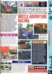 Scan of the review of Beetle Adventure Racing published in the magazine Computer and Video Games 210, page 1