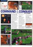 Scan of the review of Command & Conquer published in the magazine Computer and Video Games 215, page 1
