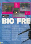 Scan of the review of Bio F.R.E.A.K.S. published in the magazine X64 08, page 1