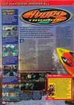 Scan of the review of Hydro Thunder published in the magazine Consoles + 102, page 1