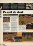 Scan de la preview de NBA Live 99 paru dans le magazine X64 09, page 4