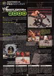 Scan of the review of WWF Wrestlemania 2000 published in the magazine GamePro 135, page 1