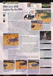 Scan of the review of NBA Live 2000 published in the magazine GamePro 135, page 1