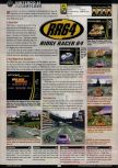 Scan of the review of Ridge Racer 64 published in the magazine GamePro 138, page 1