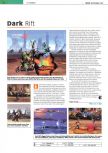 Scan of the review of Dark Rift published in the magazine Edge 49, page 1