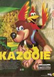 Scan of the review of Banjo-Kazooie published in the magazine X64 10, page 2