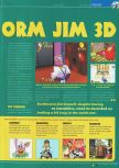 Scan of the preview of Earthworm Jim 3D published in the magazine Total 64 19, page 1