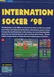 Scan of the preview of International Superstar Soccer 98 published in the magazine Total 64 19, page 4