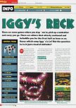 Scan of the review of Iggy's Reckin' Balls published in the magazine Total 64 19, page 1