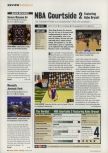 Scan of the review of NBA Courtside 2 featuring Kobe Bryant published in the magazine Incite Video Gaming 3, page 1