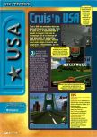 Scan of the preview of Cruis'n USA published in the magazine Consoles + 062, page 1