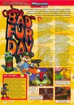 Scan of the review of Conker's Bad Fur Day published in the magazine Consoles + 112, page 1