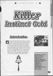 Scan of the walkthrough of Killer Instinct Gold published in the magazine La bible des secrets Nintendo 64 1, page 1