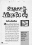 Scan of the walkthrough of Super Mario 64 published in the magazine La bible des secrets Nintendo 64 1, page 1
