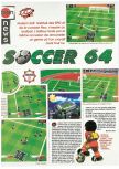 Scan de la preview de J-League Dynamite Soccer 64 paru dans le magazine Joypad 062, page 1