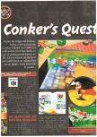 Scan of the preview of Conker's Bad Fur Day published in the magazine Joypad 066, page 4