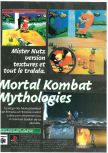 Scan of the preview of Mortal Kombat Mythologies: Sub-Zero published in the magazine Joypad 066, page 1