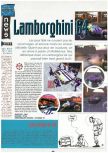 Scan of the preview of Automobili Lamborghini published in the magazine Joypad 066, page 2