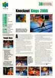 Scan of the preview of Knockout Kings 2000 published in the magazine Electronic Gaming Monthly 123, page 7