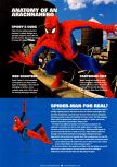 Scan de l'article Spider-Man paru dans le magazine Electronic Gaming Monthly 123, page 13