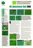 Scan of the preview of NFL Quarterback Club 2000 published in the magazine Electronic Gaming Monthly 123, page 1