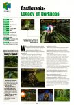 Scan of the preview of Castlevania: Legacy of Darkness published in the magazine Electronic Gaming Monthly 125, page 2