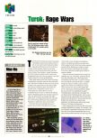 Scan of the preview of Turok: Rage Wars published in the magazine Electronic Gaming Monthly 125, page 10