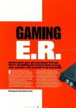 Scan de l'article Gaming E.R. paru dans le magazine Electronic Gaming Monthly 125, page 1