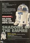 Scan de la soluce de Star Wars: Shadows Of The Empire paru dans le magazine X64 HS01, page 1