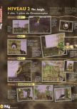 Scan of the walkthrough of Turok: Dinosaur Hunter published in the magazine X64 HS01, page 3