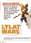 Scan of the walkthrough of Lylat Wars published in the magazine X64 HS01, page 1