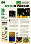 Scan of the preview of Kirby 64: The Crystal Shards published in the magazine Electronic Gaming Monthly 131, page 7