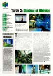 Scan de la preview de Turok 3: Shadow of Oblivion paru dans le magazine Electronic Gaming Monthly 134, page 2