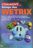 Scan de la soluce de Wetrix paru dans le magazine X64 HS02, page 1