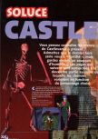 Scan of the walkthrough of Castlevania published in the magazine X64 HS07, page 1