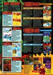 Scan of the walkthrough of Diddy Kong Racing published in the magazine EGM² 43, page 3