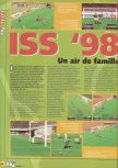 Scan of the review of International Superstar Soccer 98 published in the magazine X64 11, page 1