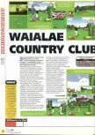 Scan of the review of Waialae Country Club: True Golf Classics published in the magazine X64 11, page 1