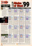 Scan of the walkthrough of NHL Pro '99 published in the magazine Expert Gamer 58, page 1