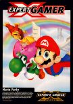 Scan of the walkthrough of Mario Party published in the magazine Expert Gamer 58, page 1